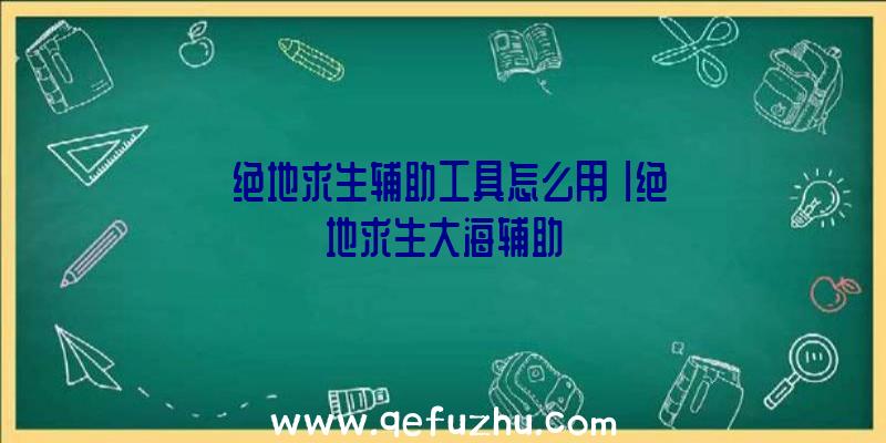 「绝地求生辅助工具怎么用」|绝地求生大海辅助